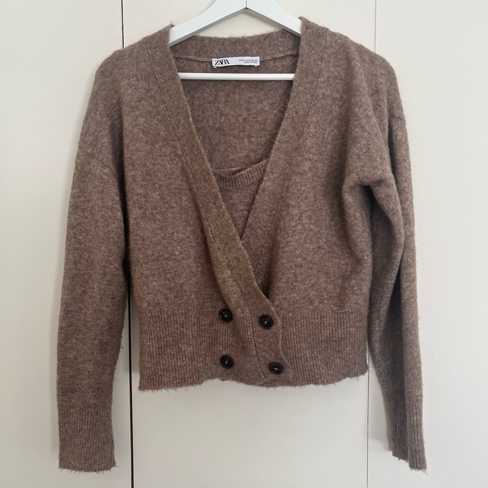 Zara Two Pice Sweater Set